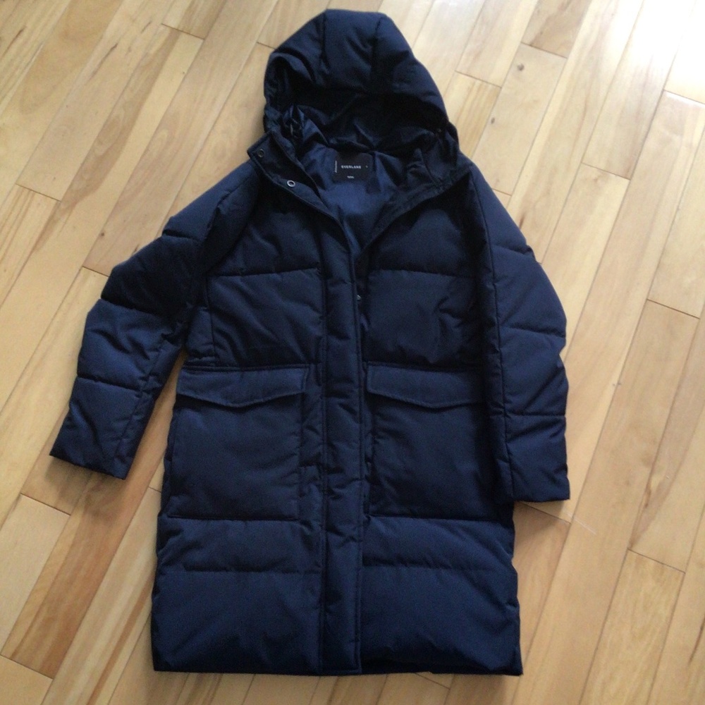 Everlane The ReNew Long Puffer